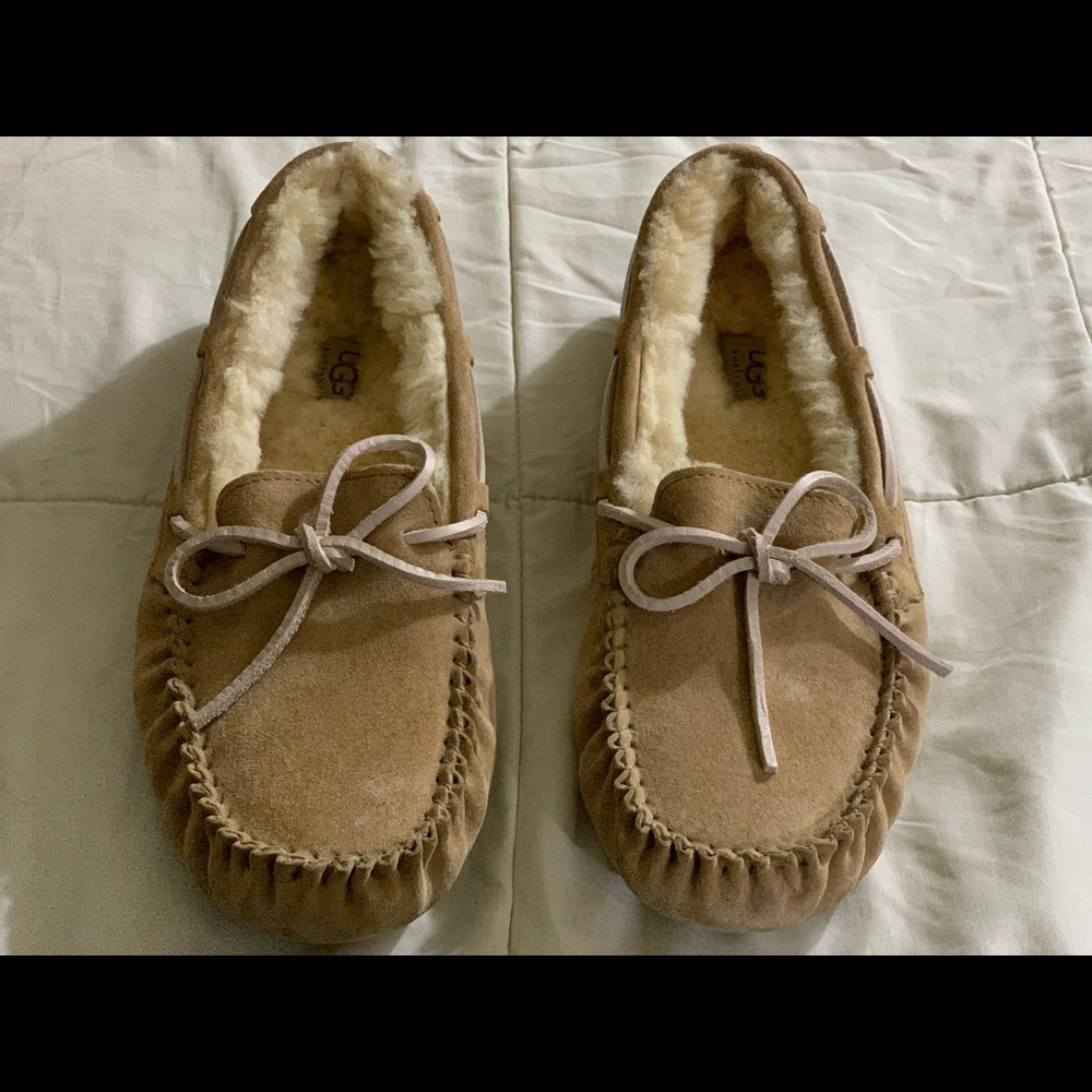 Tan Ugg Moccasins